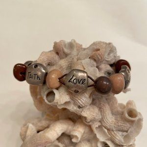 Love, Hope, Happiness,Faith Inspirational Bracelet from Chico’s